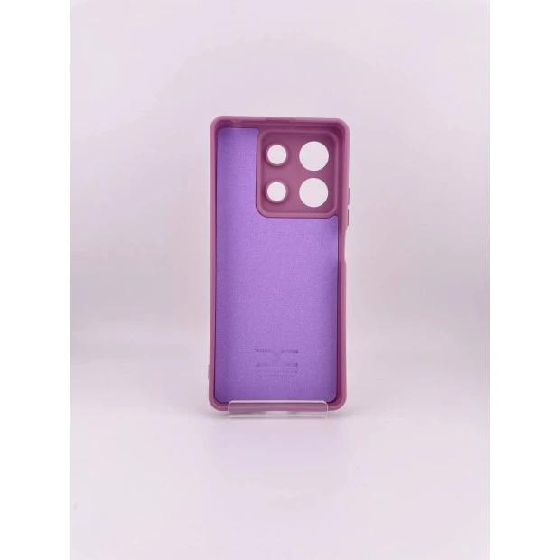 Силіконовий чохол Original Xiaomi Redmi Note 13 5G (з захистом камери) (Бузковий)