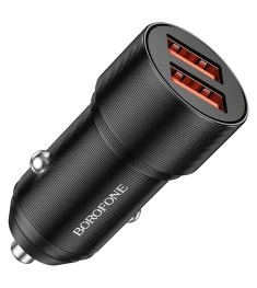 АЗУ Borofone BZ19 Wisdom 2USB 3.0 + MicroUSB (Черный)