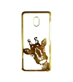 Силикон Kingxbar Diamond Meizu M3 Note (Жираф, Золотой)