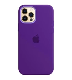 Чехол Silicone Case Apple iPhone 12 / 12 Pro (Purple)