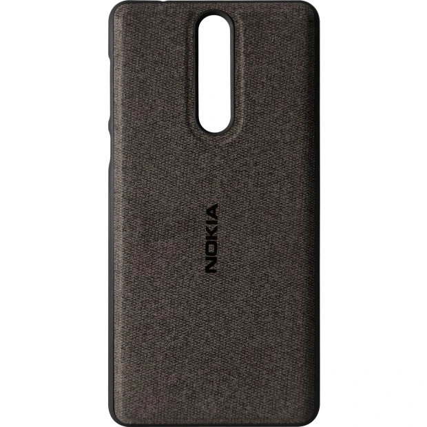 Силікон Textile Nokia 8 (Чорний)