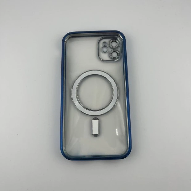 Чохол UMKU Shining з MagSafe для Apple iPhone 11 (Сталевий синій)