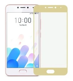 Защитное стекло 3D Meizu M5c Gold
