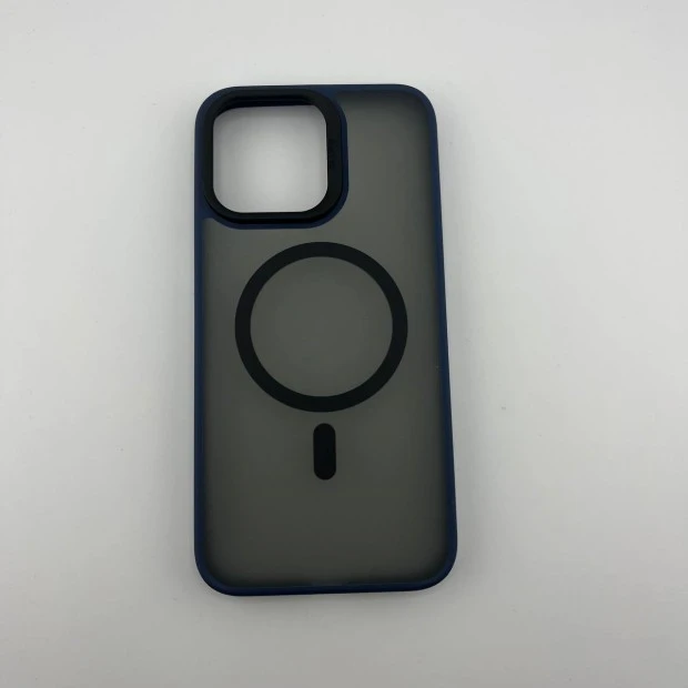 Чохол Blueo Skin Friendly Frosted Anti-Drop для Apple iPhone 15 Pro Max (Темно-синій)