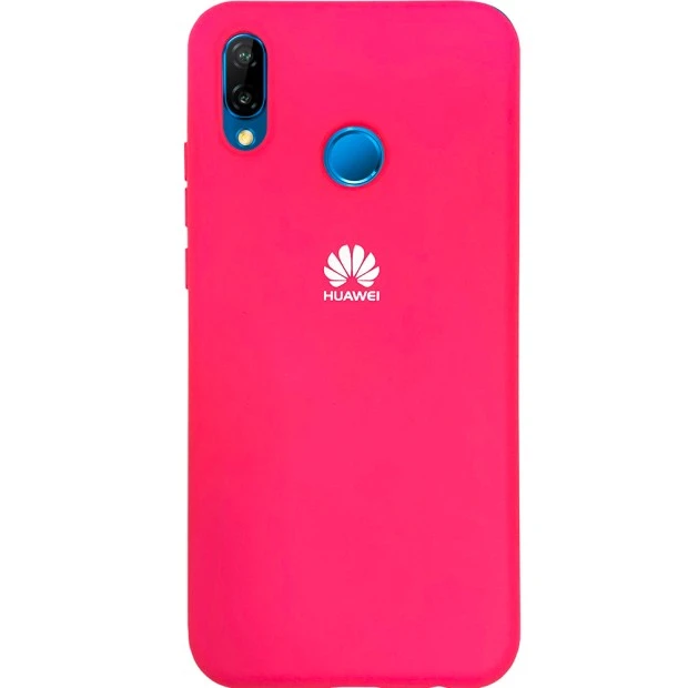 Силиконовый чехол Original Case Huawei P20 Lite (Малиновый) Силиконовый чехол Original Case Huawei P20 Lite (Малиновый)