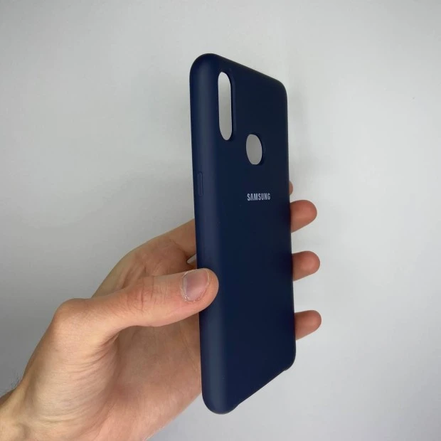 Силикон Original Case Logo Samsung Galaxy A10s (2019) (Тёмно-синий)