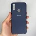 Силикон Original Case Logo Samsung Galaxy A10s (2019) (Тёмно-синий)