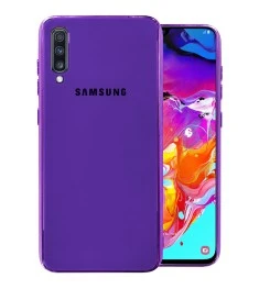 Накладка Glass Case Samsung Galaxy A70 (Фиолетовый)