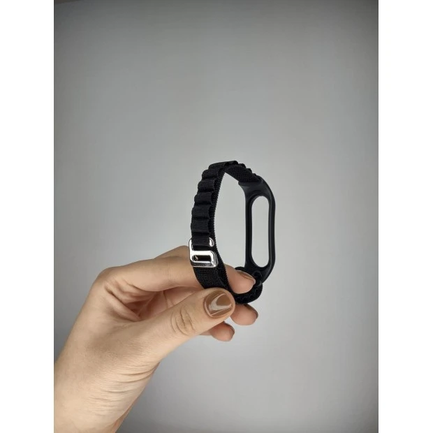 Ремешок Alpine Loop Xiaomi Mi Band 3 / Mi Band 4 (Чёрный)