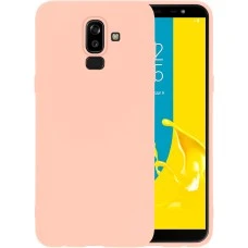 Силиконовый чехол iNavi Color Samsung Galaxy J8 (2018) J810 (розовый)