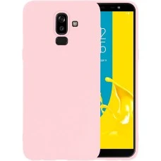 Силиконовый чехол iNavi Color Samsung Galaxy J8 (2018) J810 (персик)