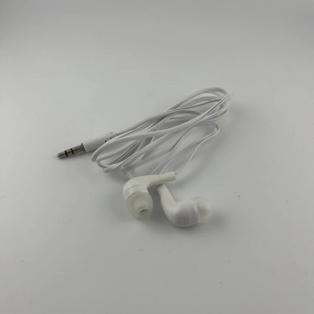 Wired Earphones-Headset Vacuum New MP3 (White)