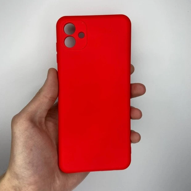 Силіконовий чохол Original 360 для Samsung Galaxy A04 (2022) (ShutCam) (Червоний)