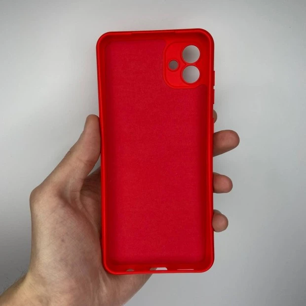 Силіконовий чохол Original 360 для Samsung Galaxy A04 (2022) (ShutCam) (Червоний)