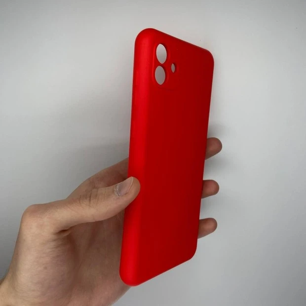 Силіконовий чохол Original 360 для Samsung Galaxy A04 (2022) (ShutCam) (Червоний)