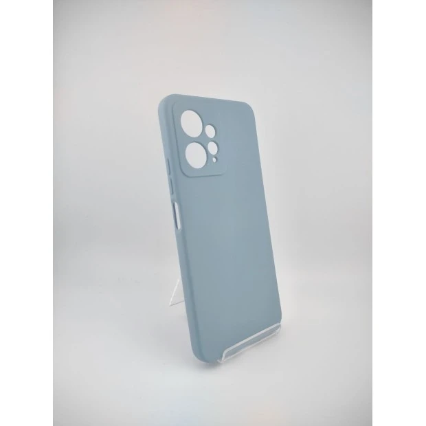 Силіконова накладка Original Xiaomi Redmi Note 12 4G (ShutCam) (Блідо-блакитний)