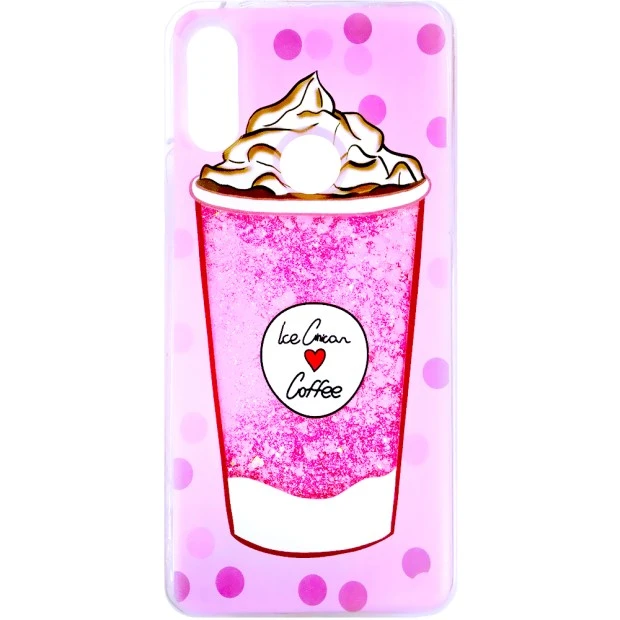 Силиконовый чехол Liquid Fashion Xiaomi Redmi Note 7 (Coffee)