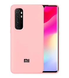 Силикон Original 360 Case Logo Xiaomi Mi Note 10 Lite (Розовый)
