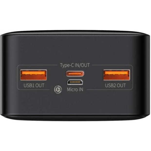Павербанк Baseus Bipow Overseas 30000mAh 20W (PPBD050401) (Чорний)