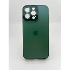 Чехол AG Glass MagSafe Apple iPhone 15 Pro Max (Cangling Green)
