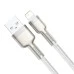USB Cable Baseus Cafule Metal Data 2.4A (1m) (Lightning) (White) CALJK-A02 USB Cable Baseus Cafule Metal Data 2.4A (1m) (Lightning) (White) CALJK-A02