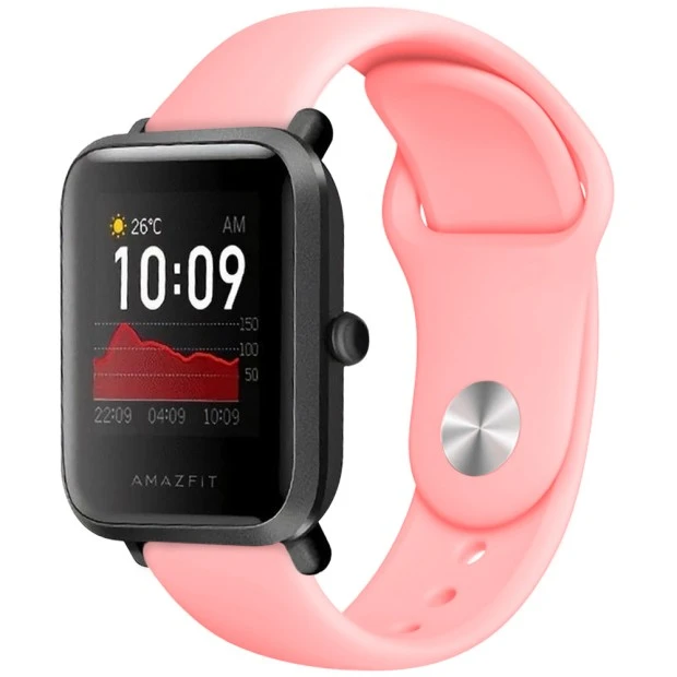 Ремінець Original Design Xiaomi Amazfit Bip 22мм (Buckle) (Рожевий), Харків, Київ, Україна