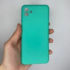 Силикон Original 360 Case Samsung Galaxy A04 (2022) (ShutCam) (Бирюзовый)