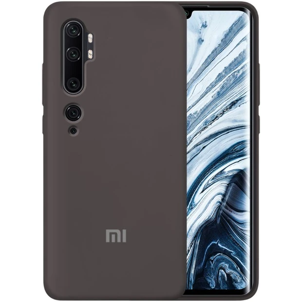 Силикон Original Case Xiaomi Mi CC9 Pro / Note 10 (Тёмно-коричневый)