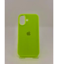 Оригінальний силіконовий чохол круглої форми для Apple iPhone 16 (27) трав'янист..