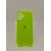Оригінальний силіконовий чохол круглої форми для Apple iPhone 16 (27) трав'янистого зеленого кольору Оригінальний силіконовий чохол круглої форми для Apple iPhone 16 (27) трав'янистого зеленого кольору