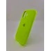 Оригінальний силіконовий чохол круглої форми для Apple iPhone 16 (27) трав'янистого зеленого кольору Оригінальний силіконовий чохол круглої форми для Apple iPhone 16 (27) трав'янистого зеленого кольору