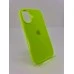 Оригінальний силіконовий чохол круглої форми для Apple iPhone 16 (27) трав'янистого зеленого кольору Оригінальний силіконовий чохол круглої форми для Apple iPhone 16 (27) трав'янистого зеленого кольору