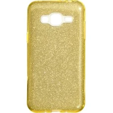 Силикон Glitter Samsung Galaxy J3 (2016) J320 (Золотой)