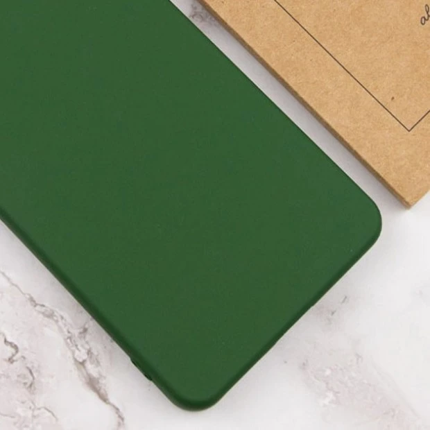 Силіконовий чохол Original Xiaomi Redmi 14C (ShutCam) (темно-зелений)