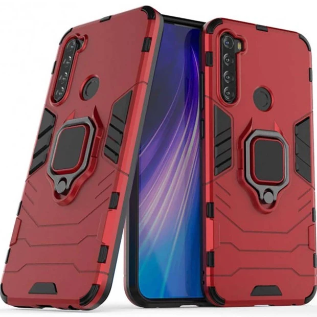 Бронь-чехол Ring Armor Case Xiaomi Redmi Note 8T (Красный)