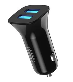 АЗУ-адаптер XO CC31 2USB 2.4A 12W PC (Чёрный)