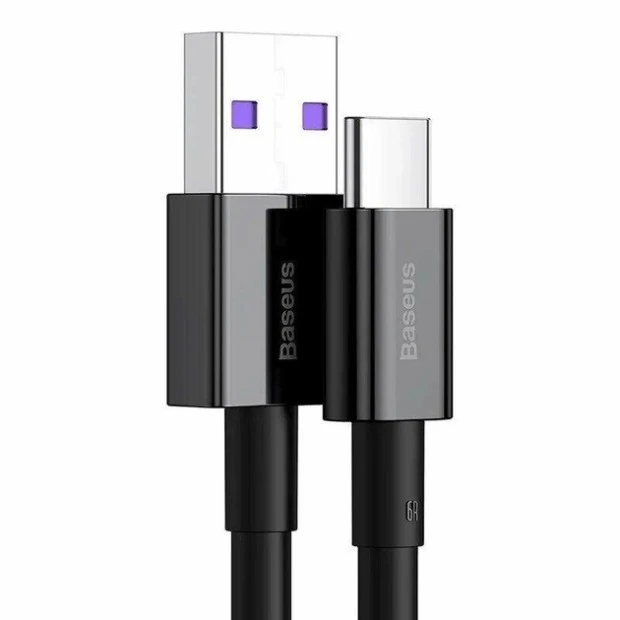USB-кабель Baseus Superior 66W (2м) (Type-C) (Чорний) CATYS-A01