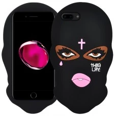 Силикон Thug Life Case Apple iPhone 7 Plus / 8 Plus (Чёрный)