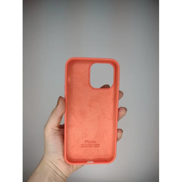 Силикон Original Round Case Apple iPhone 14 Pro Max (Pink Citrus)