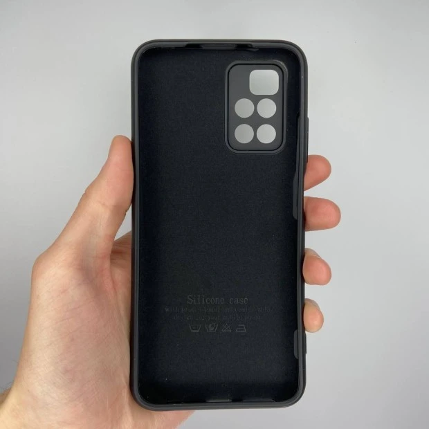 Силикон Original 360 ShutCam Case Xiaomi Redmi 10 (Чёрный)