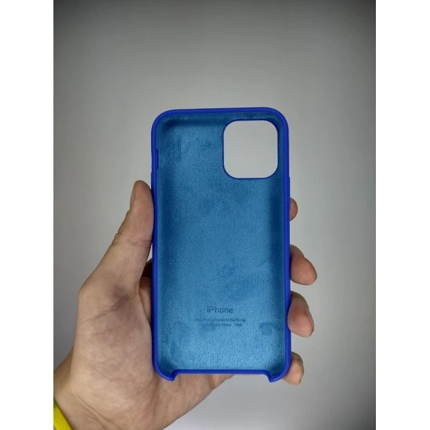 Оригінальний силіконовий чохол Apple для iPhone 11 Pro (48) ультрамарин.