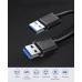 USB-кабель ESSAGER AM-AM (1м) (USB3.0-USB3.0) (Чорний) EXCAA-YT01 USB-кабель ESSAGER AM-AM (1м) (USB3.0-USB3.0) (Чорний) EXCAA-YT01