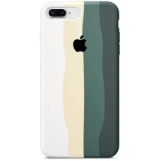 Силикон Rainbow Case Apple iPhone 7 Plus / 8 Plus (Green)