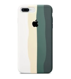 Силикон Rainbow Case Apple iPhone 7 Plus / 8 Plus (Green)