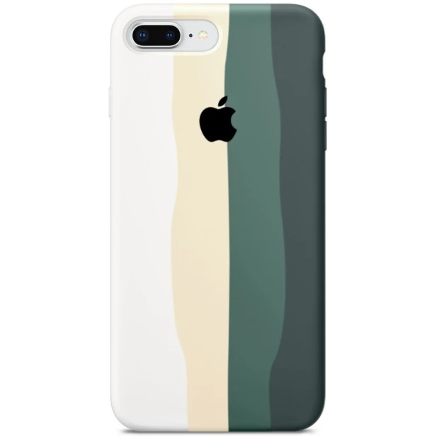 Силікон Rainbow Case Apple iPhone 7 Plus / 8 Plus (Green)