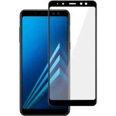 Стекло 5D Japan HD Samsung Galaxy A8 Plus (2018) A730 Black