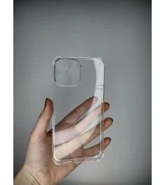 Силікон 6D Apple iPhone 13 Pro Max (ShutCam) (Прозорий)
