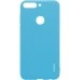 Силиконовый чехол iNavi Color Huawei Y7 (2018) / Y7 Prime (2018) / Honor 7C Pro (нежно-голубой)