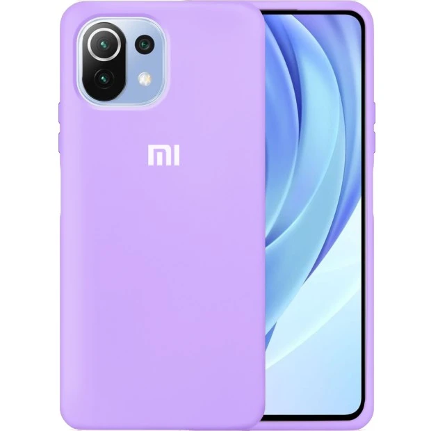 Силікон Original 360 Case Logo Xiaomi Mi 11 Lite (Фіалковий)