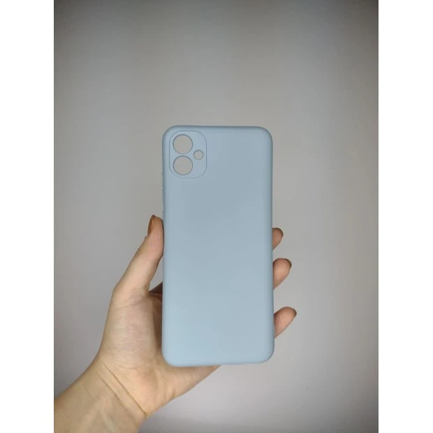 Силіконовий оригінальний 360-чохол для Samsung Galaxy A04E (2022) (ShutCam) (Блакитний)